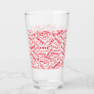 LOVE - Multi Language International Customisable Glass