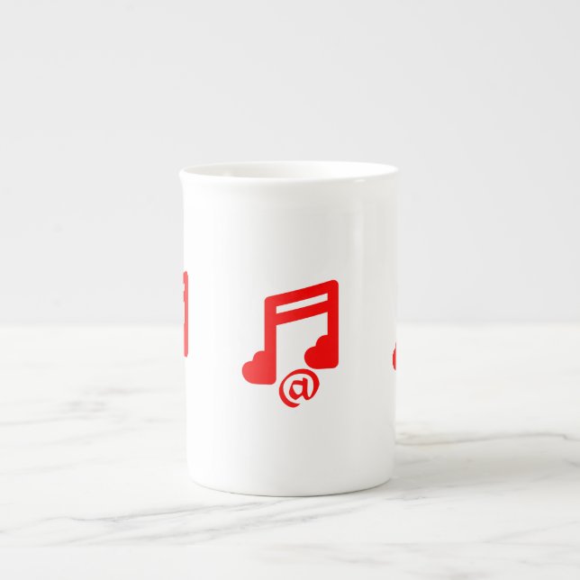 @ love music bone china mug (Front)
