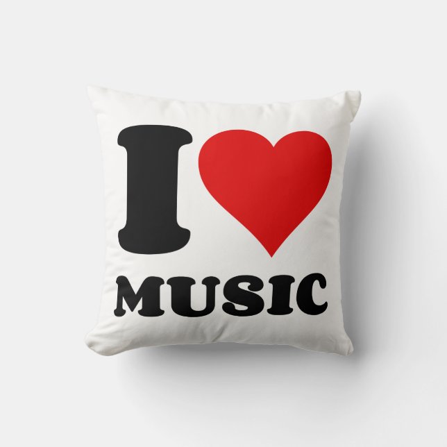 LOVE MUSIC CUSHION (Front)
