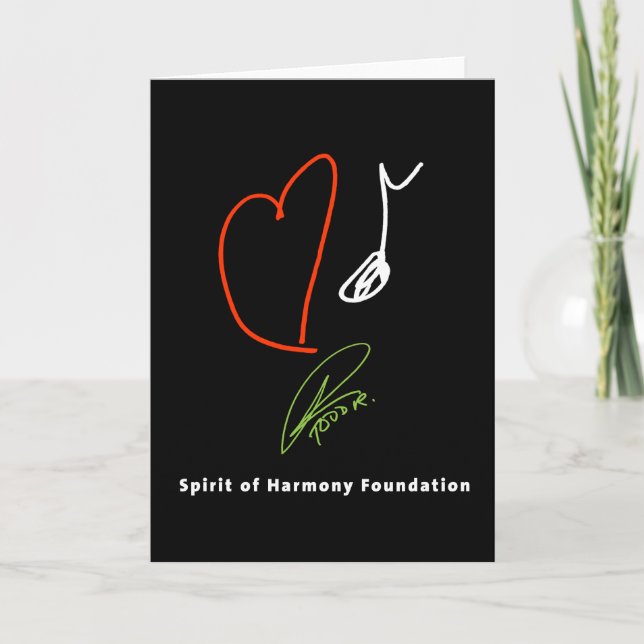 Love Music Greeting Card (Front)
