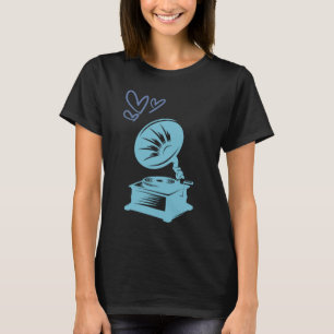 Love Music Old School Gramophone T-Shirt