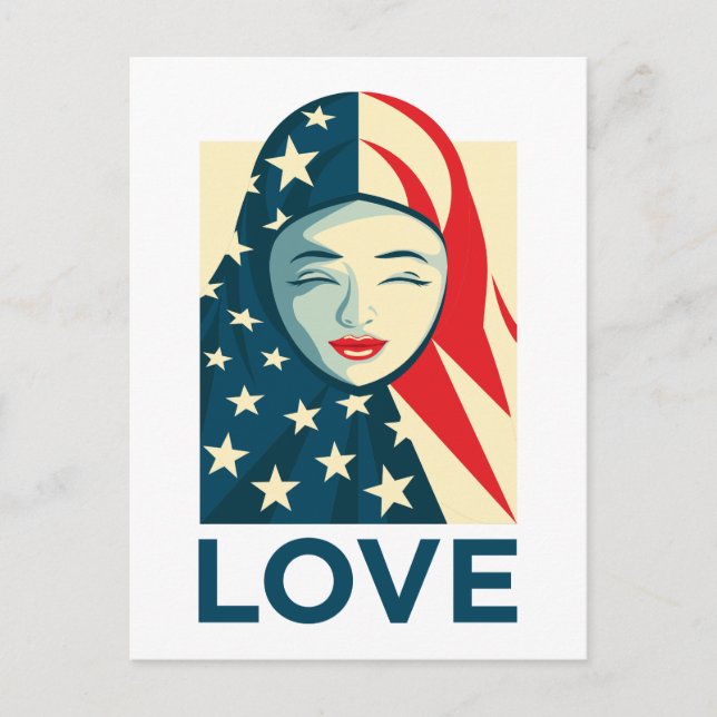 Love | Muslim Refugee Postcard (Front)