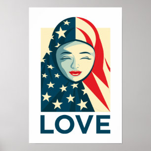 Love   Muslim Refugee Poster