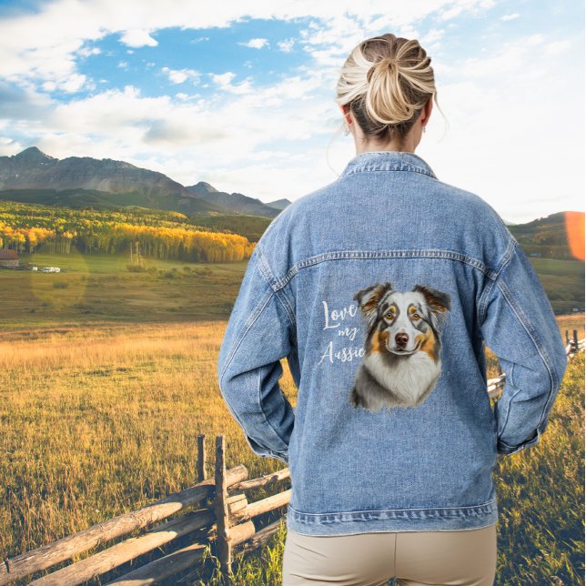 Love my Aussie Jean Jacket (Aussie love jacket)