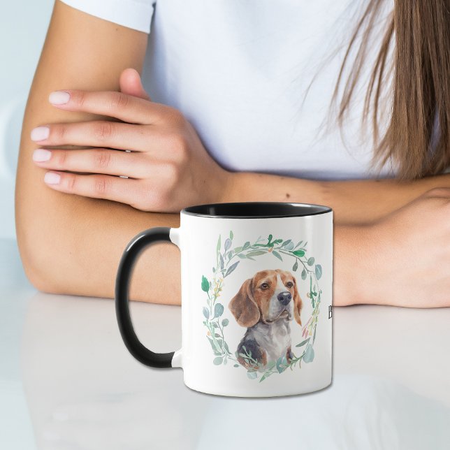 Love My Beagle Wreath Coffee Mug (Creator Uploaded)