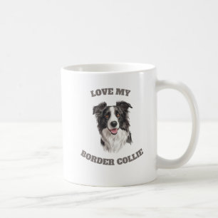 Love My Border Collie Coffee Mug