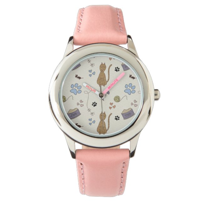 Love My Cat Kid's Watch (Front)