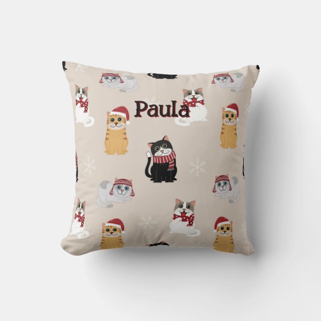 Love my cats cushion (Front)