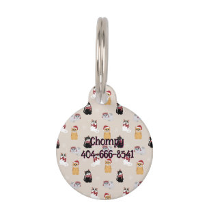 Love my cats pet tag