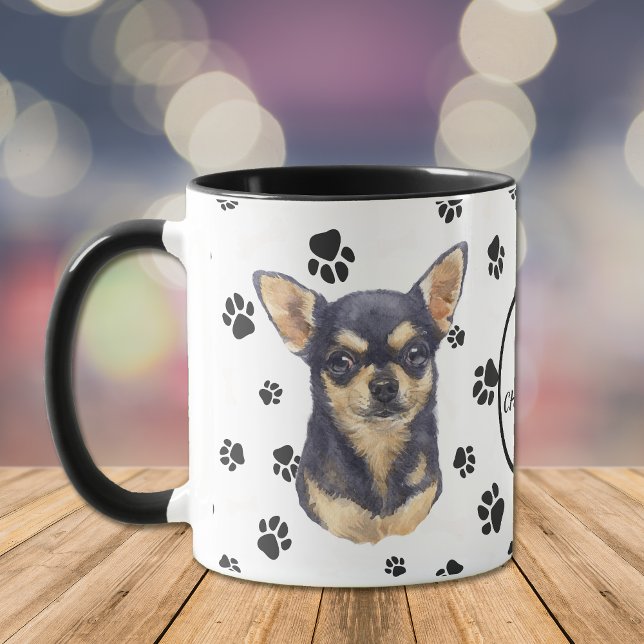 Love My Chihuahua Dog Pawprint Mug (Creator Uploaded)