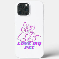 LOVE MY CUTE PINK PET CAT