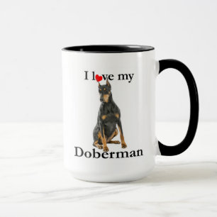 Love My Doberman Mug