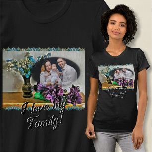 Love My Family Silk and Corn Husk Flowers 2190 T-Shirt