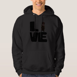 Love My Flat Coated Retriever Dog Hoodie