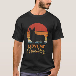 Love My Granddog Pembroke Welsh Corgi Grandparents T-Shirt