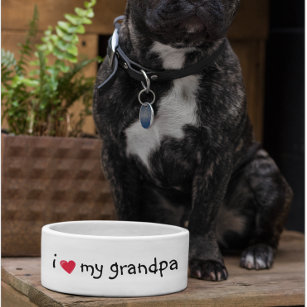 Love my Grandpa Food Funny Humour Dog Pet