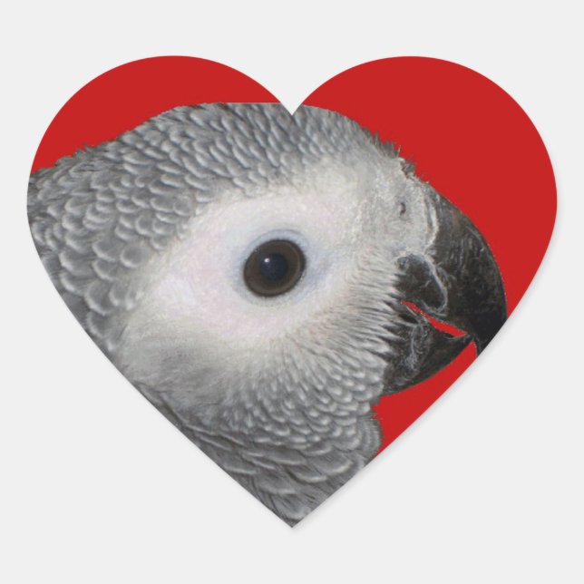 Love My Grey Heart Sticker (Front)