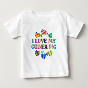 Love My Guinea Pig Baby T-Shirt