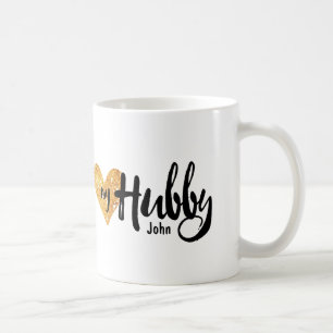 Love my Hubby Heart Mug