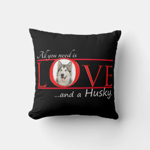 Love My Husky Pillow