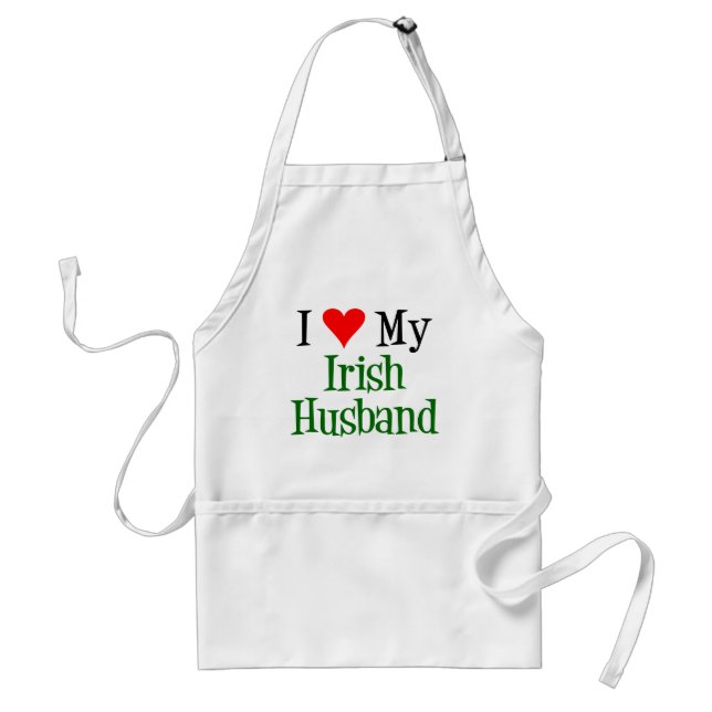 Love My irish Husband Standard Apron (Front)