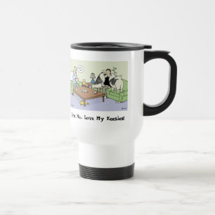 Love My Keeshonden Travel Mug