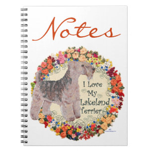 Love My Lakeland Terrier Spiral Notebook