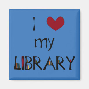 Love My Library - Change Colour Magnet