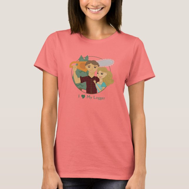 Love My Logger Ringer Tee (Front)