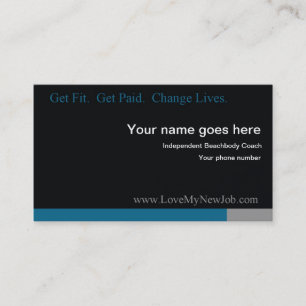 Love My New Job Biz Card 2