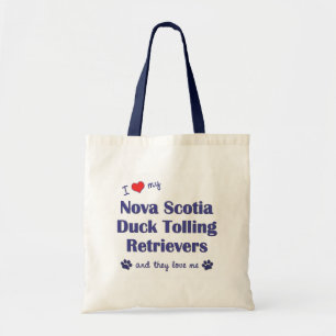 Love My Nova Scotia Duck Tolling Retrievers (They) Tote Bag