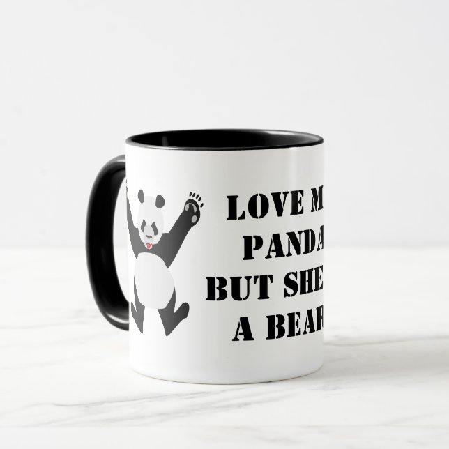 Love My Panda But She is a Bear Mug (Front Left)