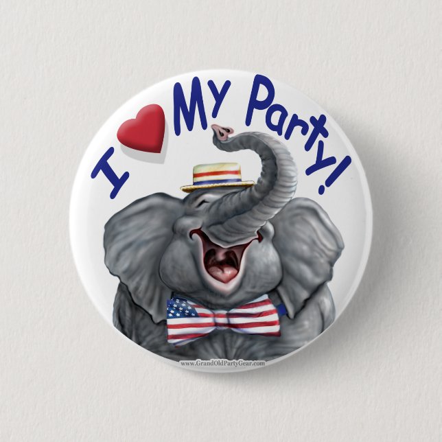 Love My Party Button (Front)