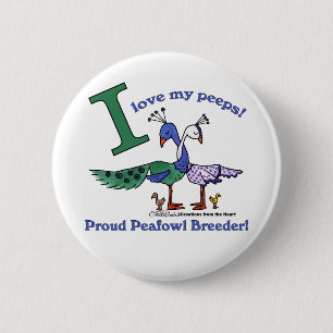 Love My Peeps-Breeders 6 Cm Round Badge