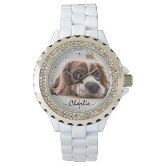 Love My Pet Dog Photo Template Watch
