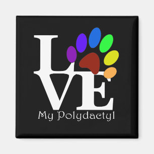 LOVE My Polydactyl Bumper Magnet