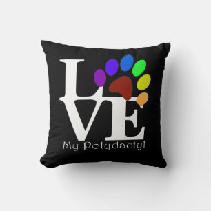LOVE My Polydactyl Cushion
