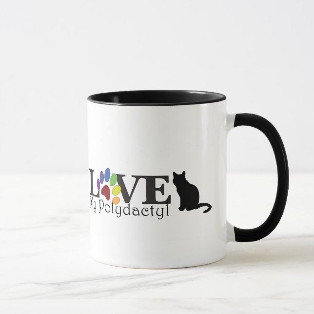 LOVE My Polydactyl Mug (Right)