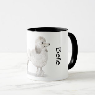 Love My Poodle (white) Mug