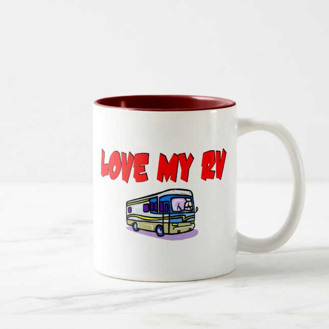 Love My RV Two-Tone Coffee Mug (Right)