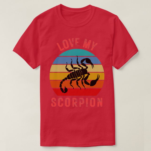 Love My Scorpion  T-Shirt (Design Front)