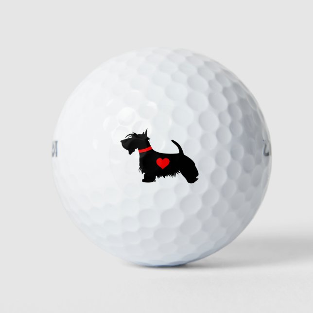 love my scottie dog golf ball (Front)