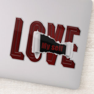 love my self Sticker