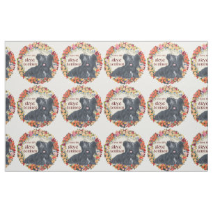Love My Skye Terrier Fabric