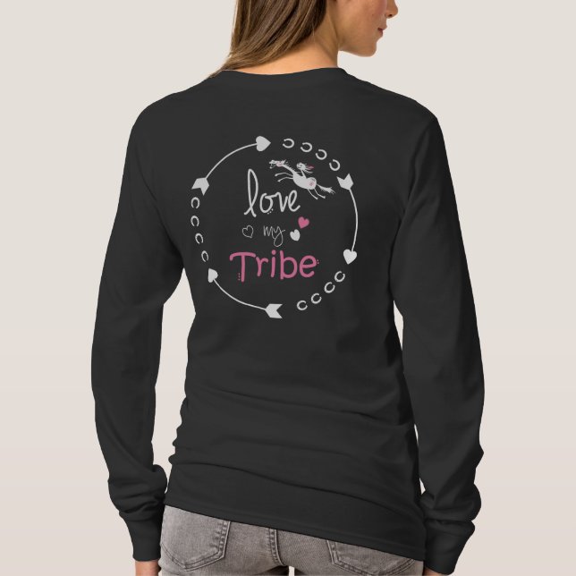 Love My Tribe T-Shirt Long Sleeves (Back)
