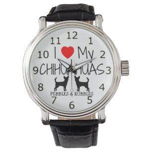 Love My Two Chihuahuas Watch