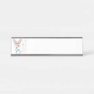 Love My Vet Desk Name Plate