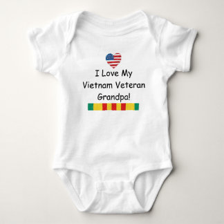 Love My Vietnam Veteran Grandpa Bodysuit