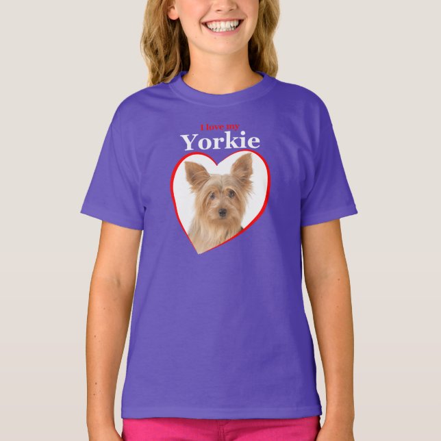 Love My Yorkie T-Shirt (Front)