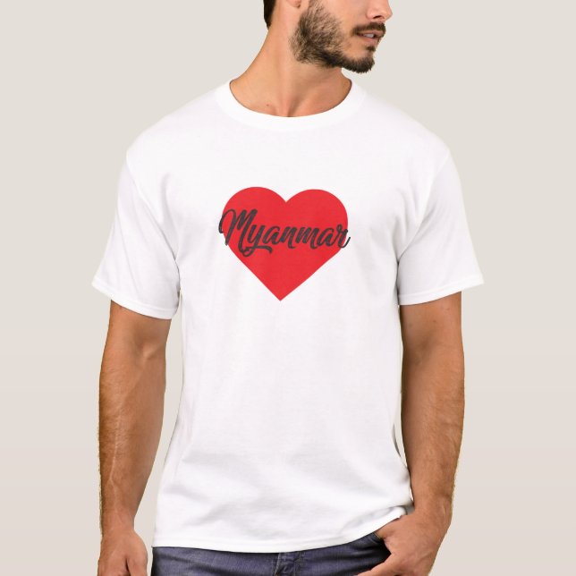 Love Myanmar T-Shirt (Front)